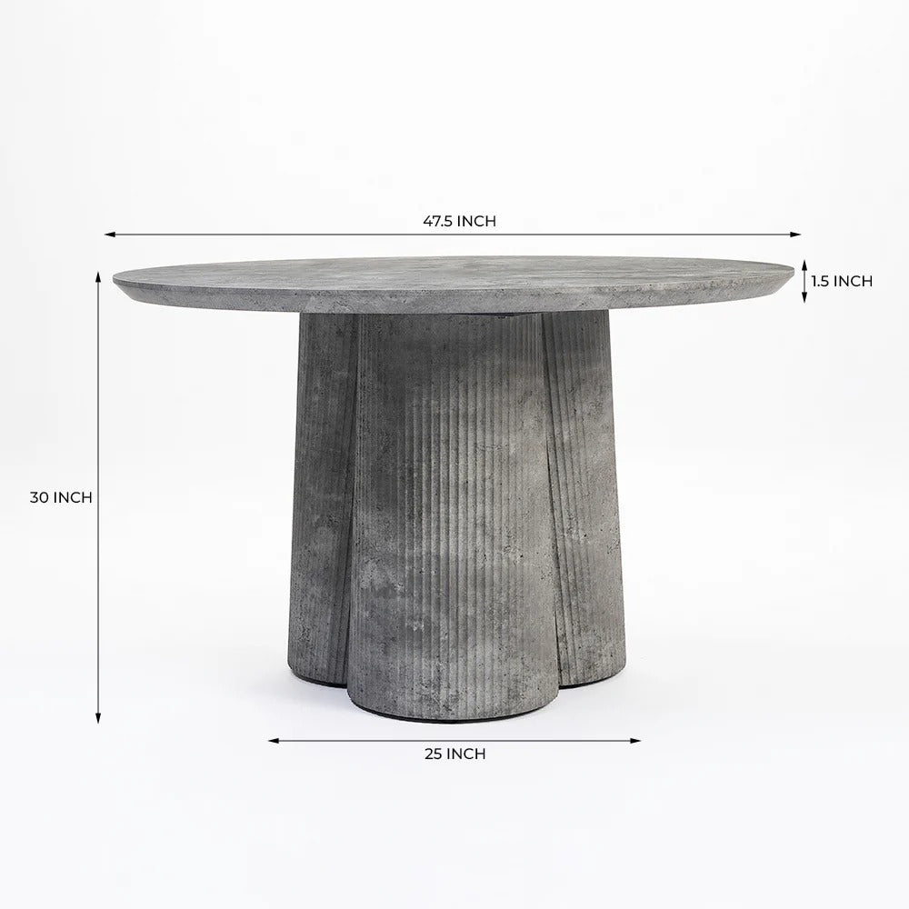 Urban Stone Round Dining Table