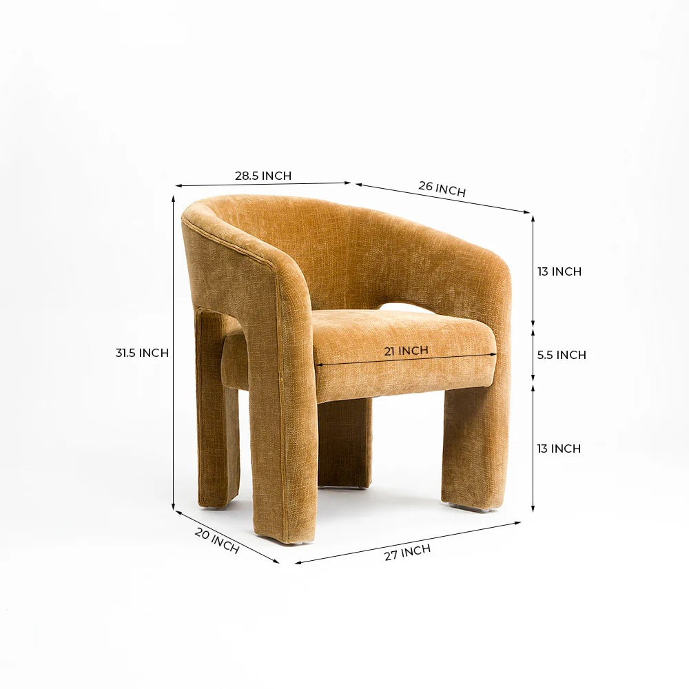 Caramel  Haus Interiors Arm Chair