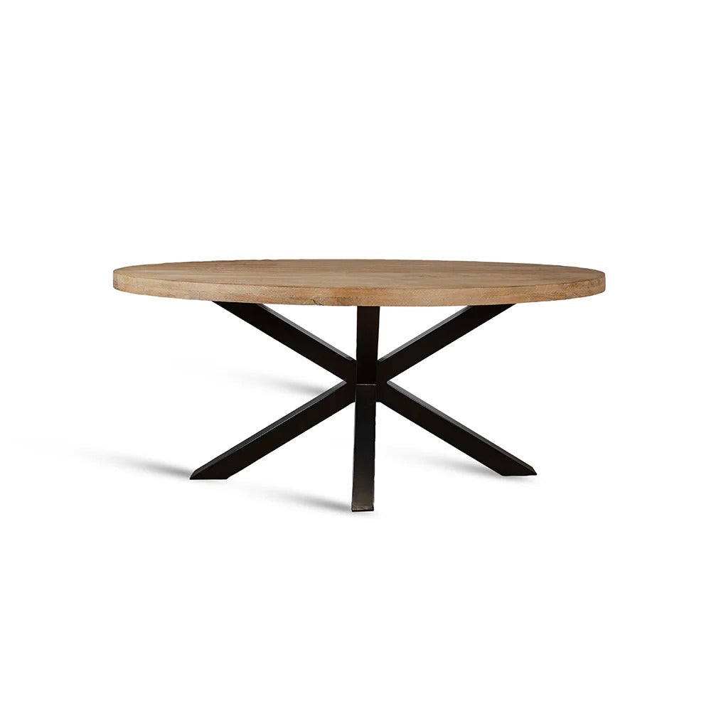 Haven Cross Round Dining Table