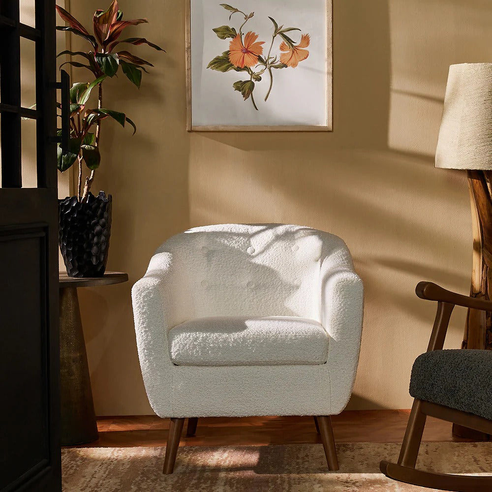 Cozy Mid-Century Accent Chair