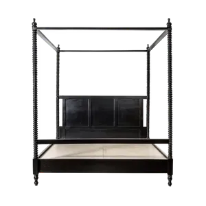 Ebony Spindle Majesty Bed