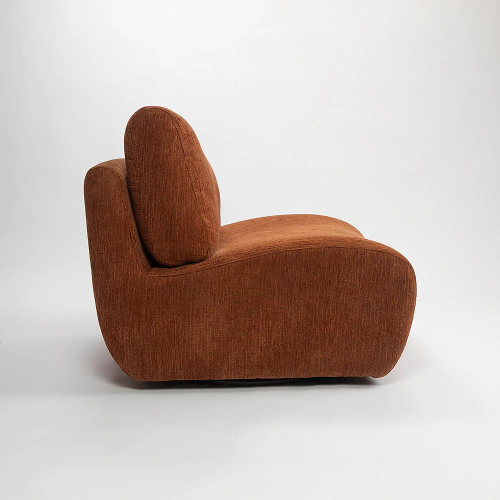 Slate Plush Lounge Chair