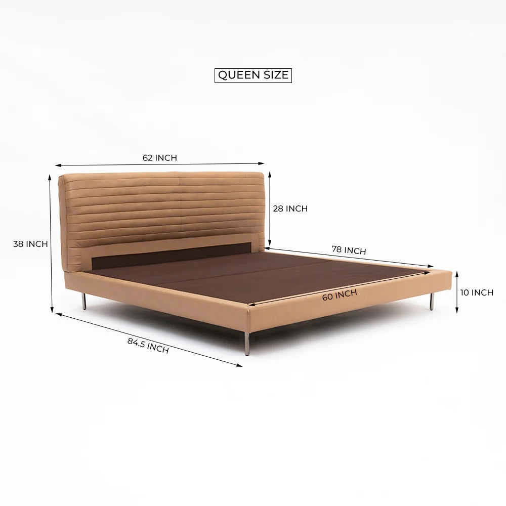 Verona Ridge Leather Bed