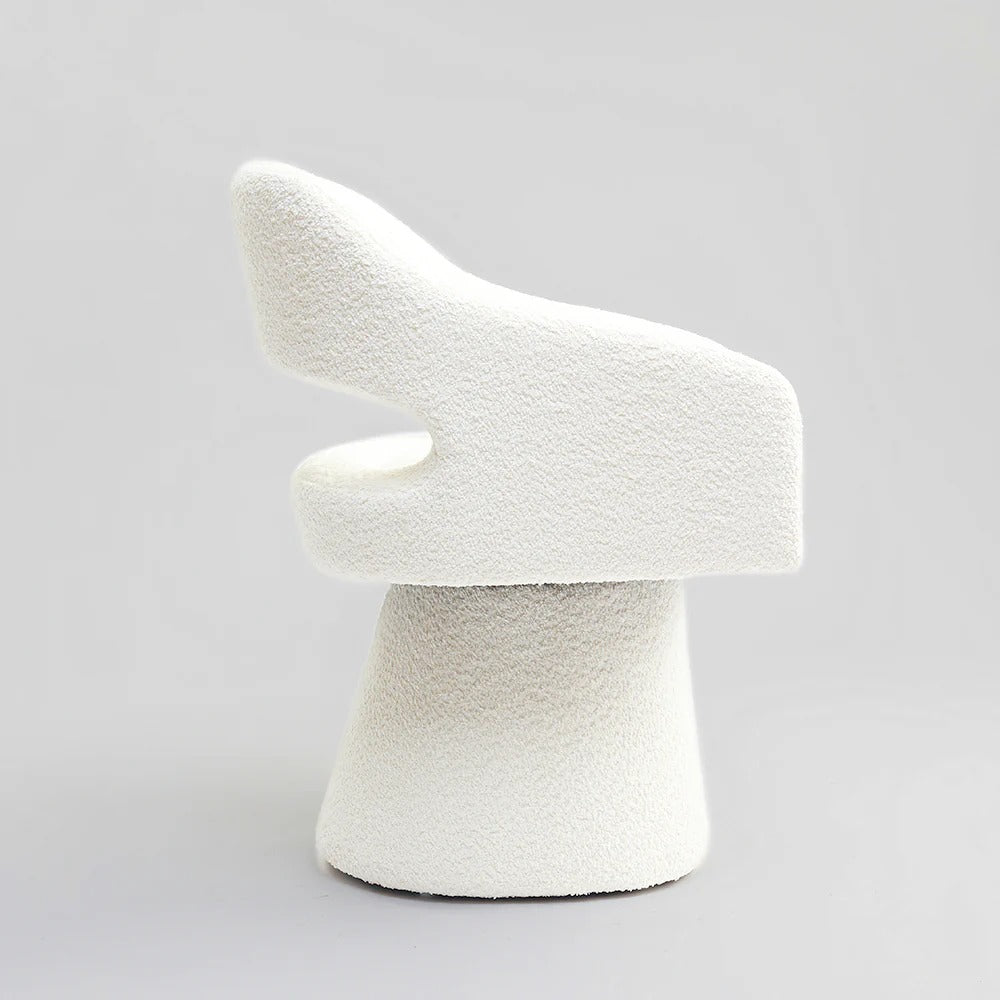 Modern Pedestal Cloud Accent Chair