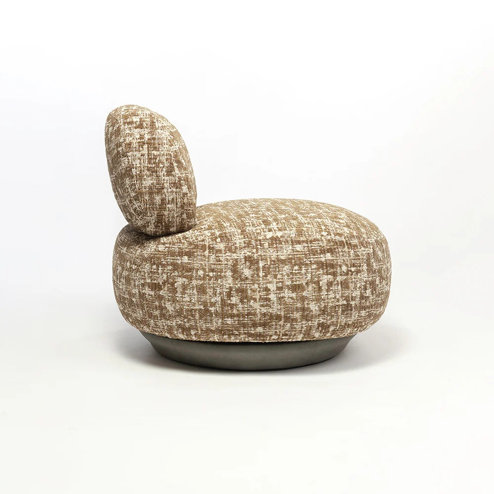 Cocoa Pebble Swivel Chair