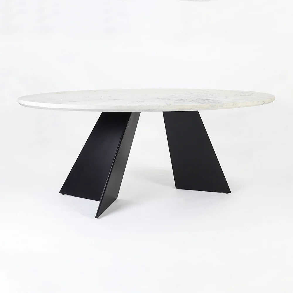 Baswada Arc Marble Dining Table
