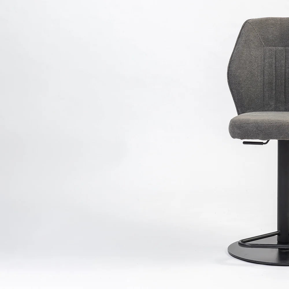 Contemporary Fabric Counter Bar Chair
