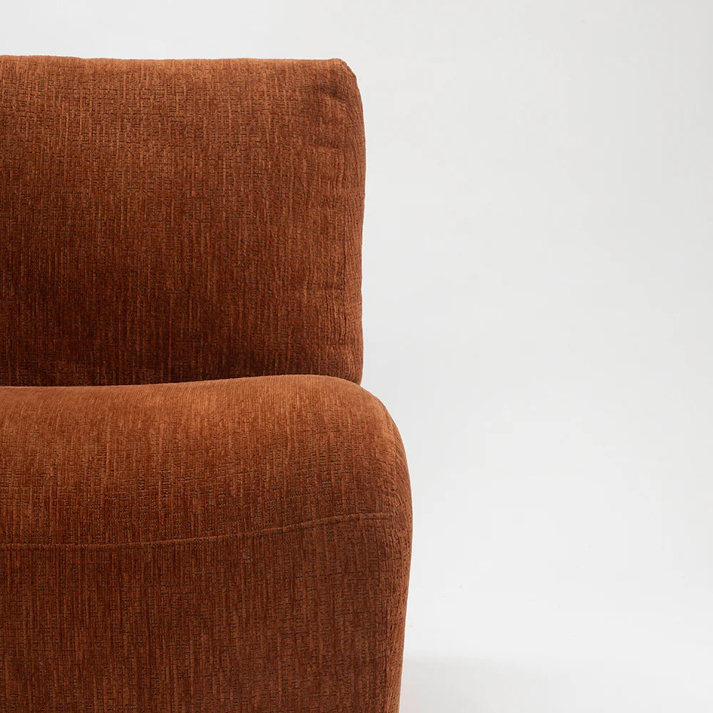 Slate Plush Lounge Chair