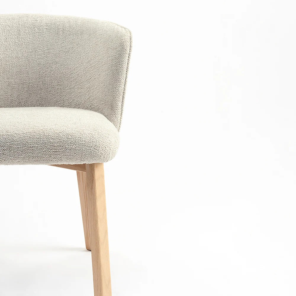 Upholstered Oak Dining Chair