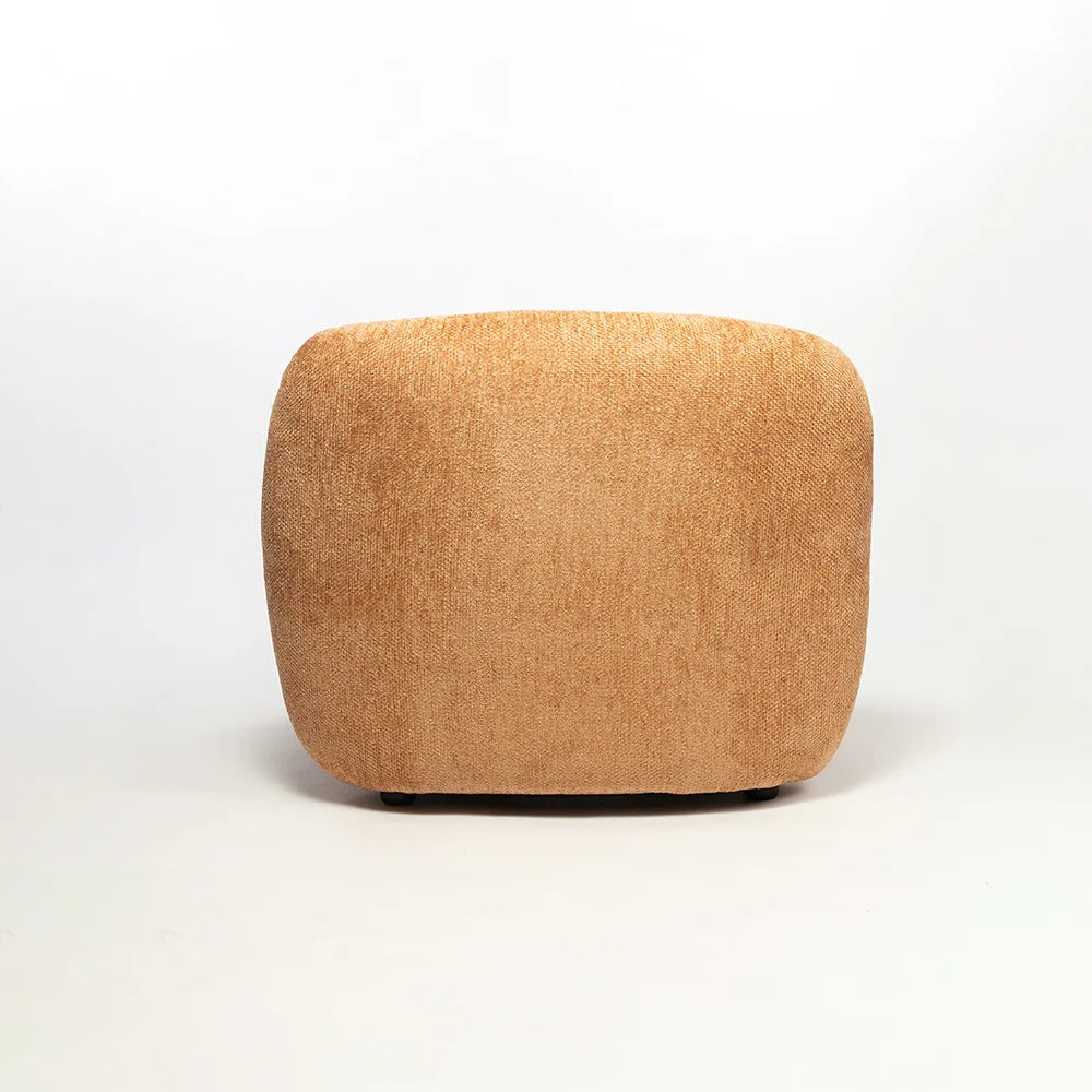 Toffee Pebble Accent Chair