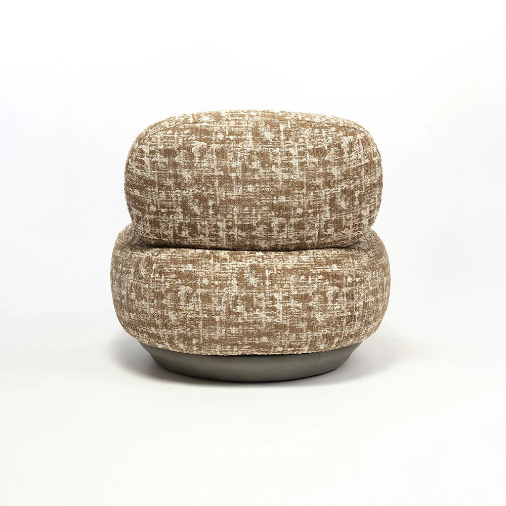 Cocoa Pebble Swivel Chair