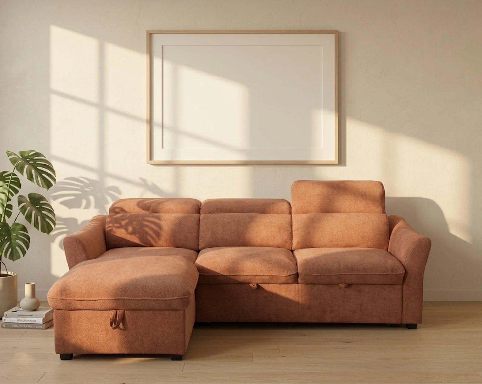 Abrazo Convertible Sectional Sofa Bed