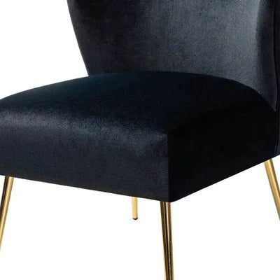 Minimalist velvet Accent Chair