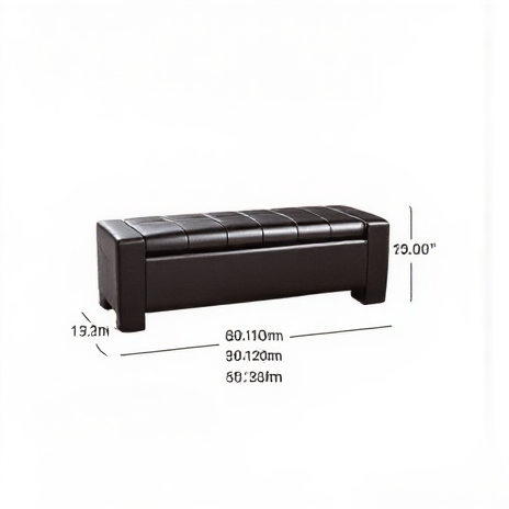 Rowan Leather Storage Ottoman