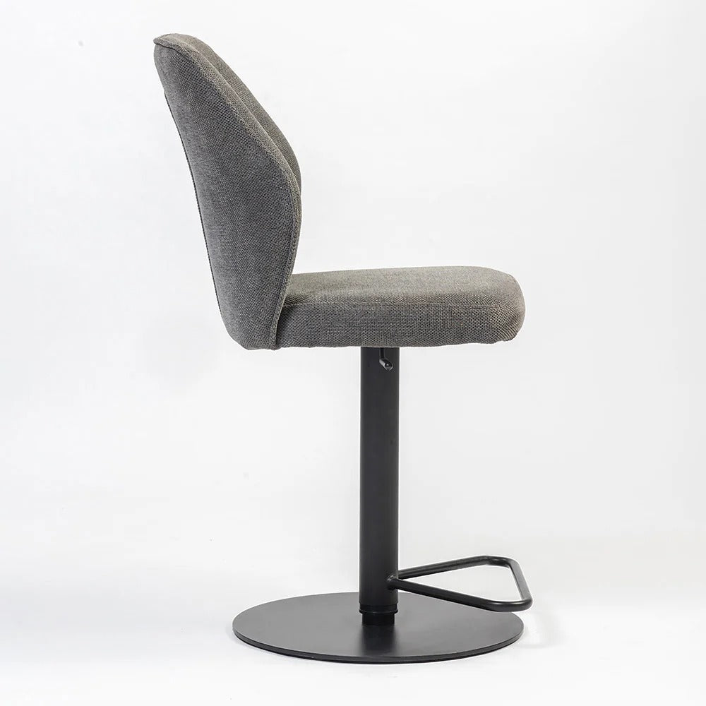 Contemporary Fabric Counter Bar Chair