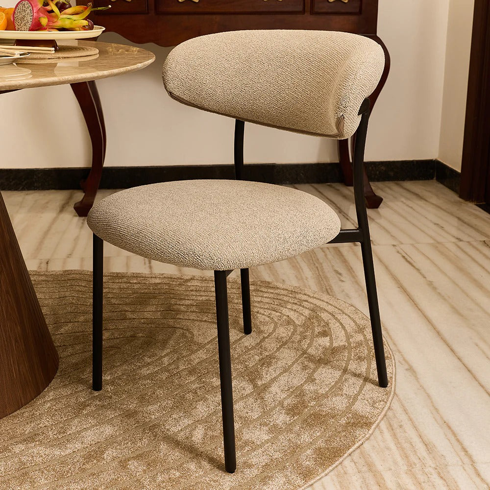 Moonlit Mesh Dining Chair