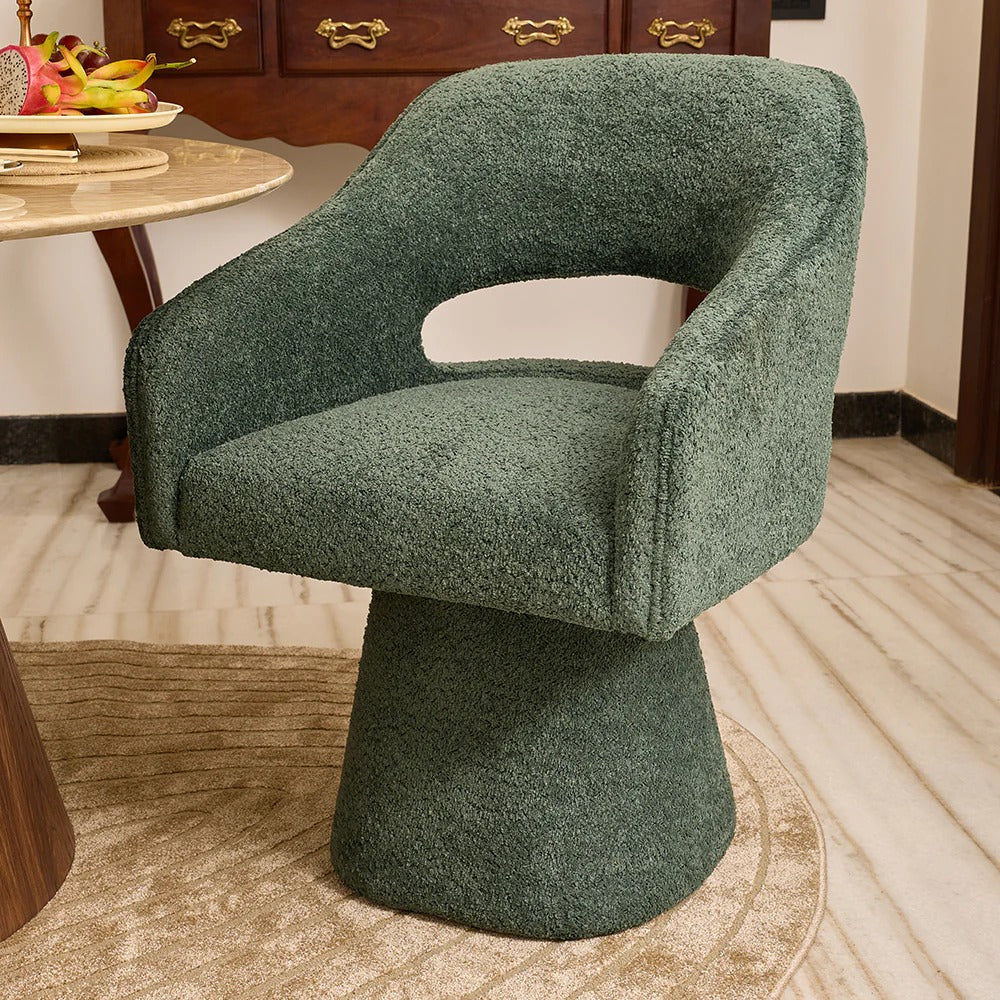 Modern Pedestal Cloud Accent Chair