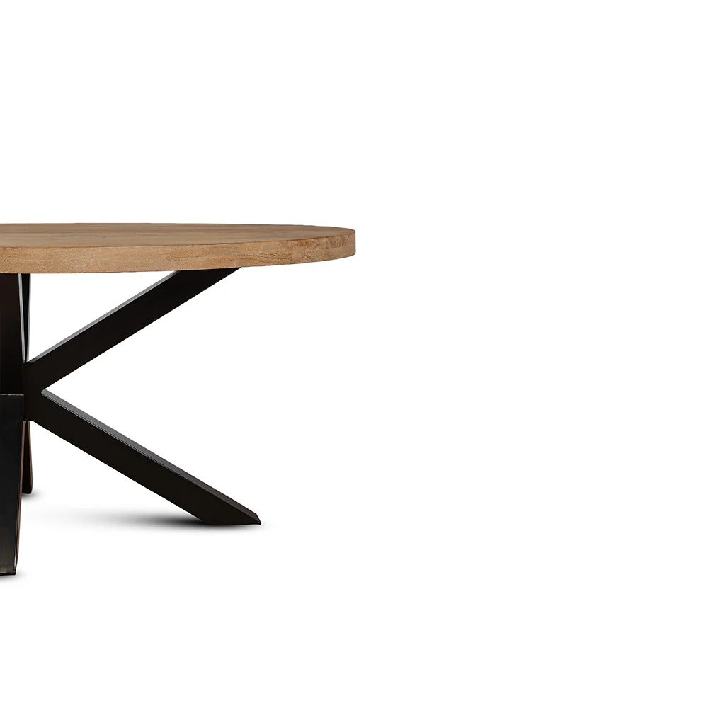 Haven Cross Round Dining Table