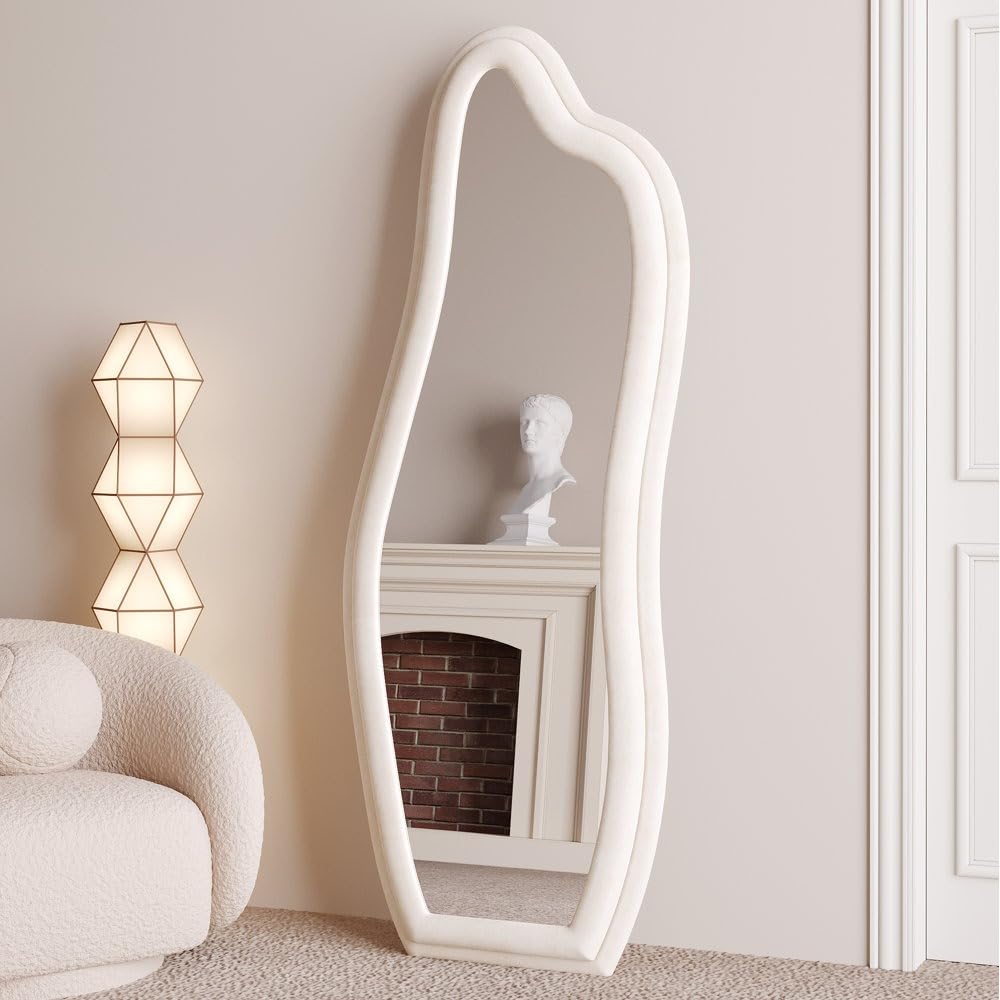 Wavy Art Floor Mirror