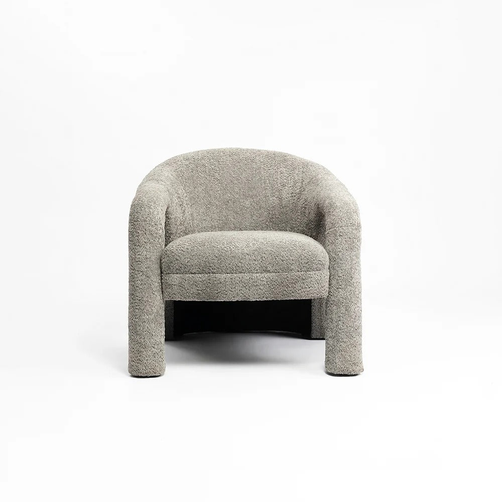 Plush Barrel Accent Chair
