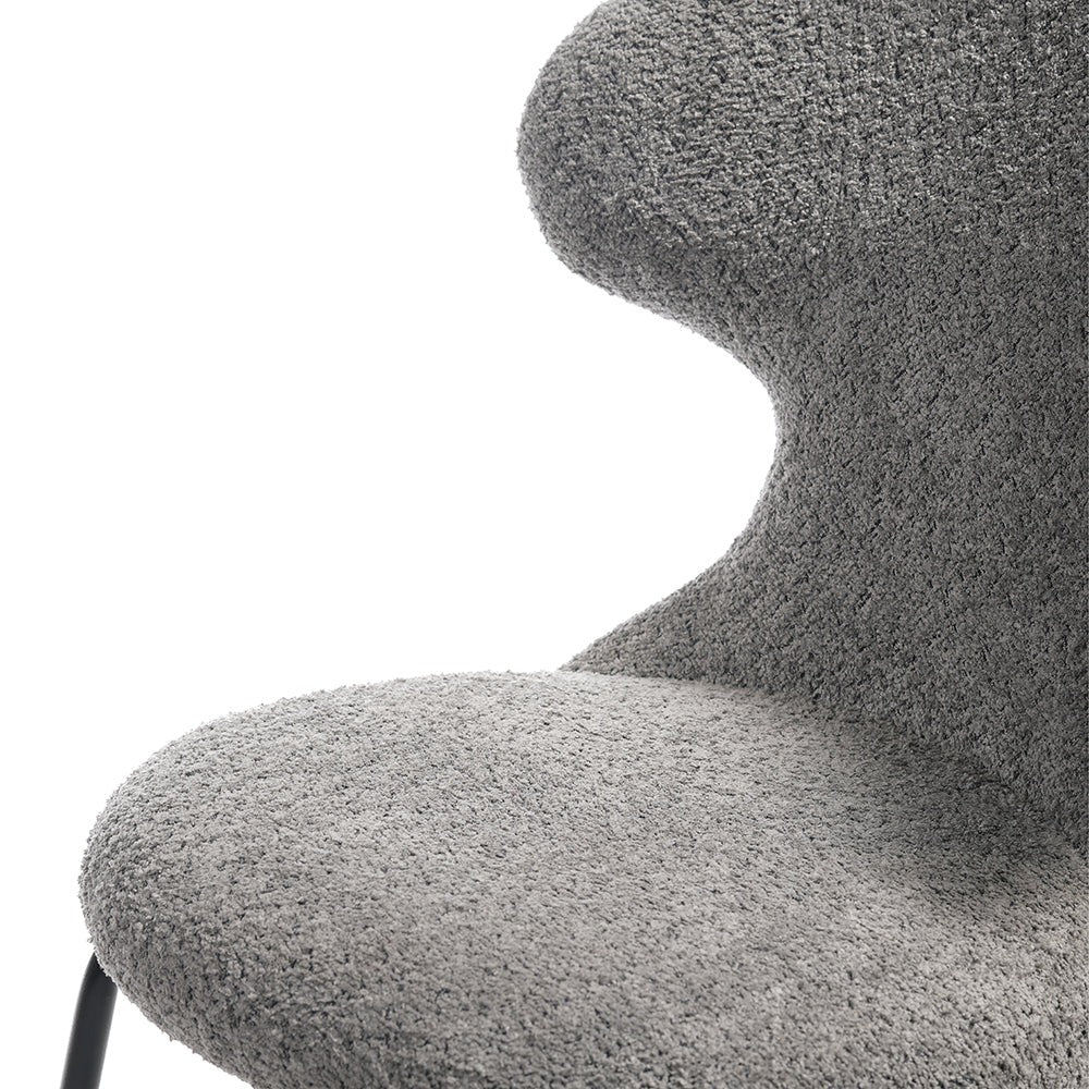 Sculpted Winged Back Close-Up