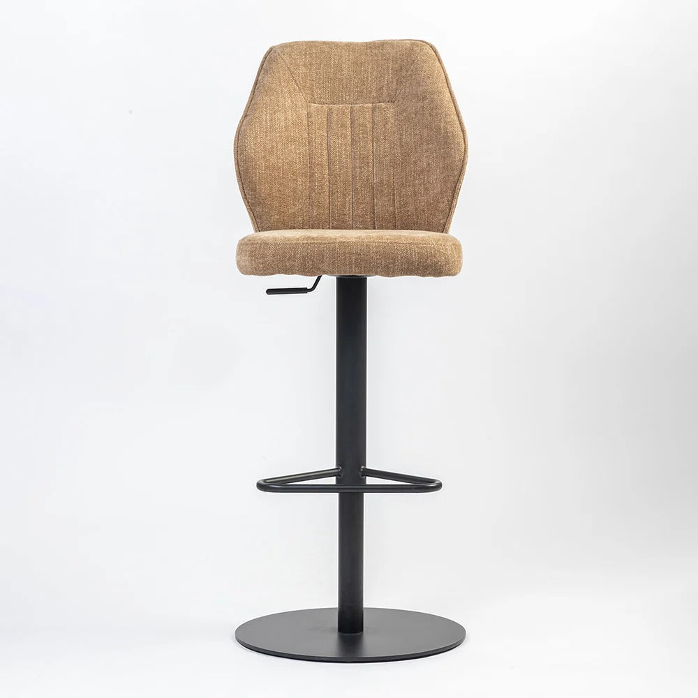 Contemporary Fabric Counter Bar Chair