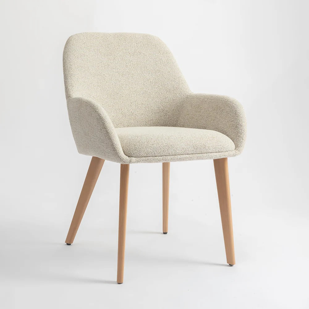 Textured Upholstered Accent Chair