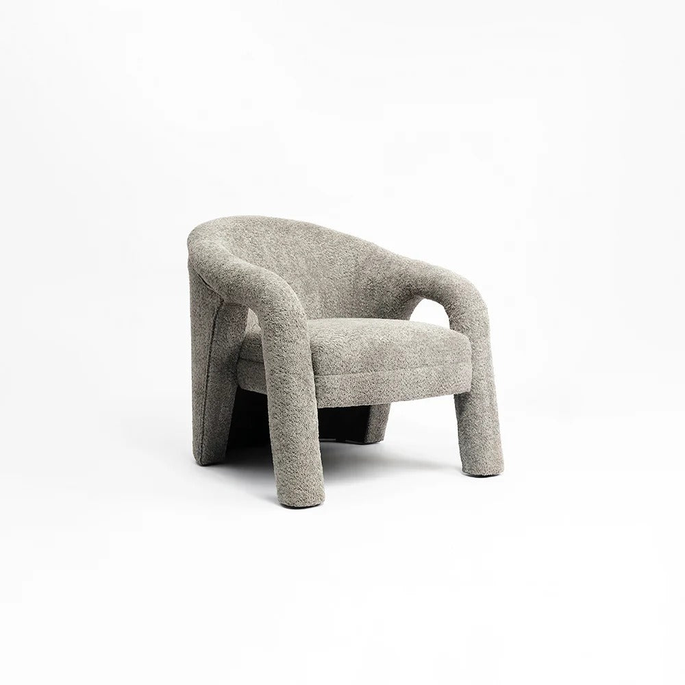 Plush Barrel Accent Chair