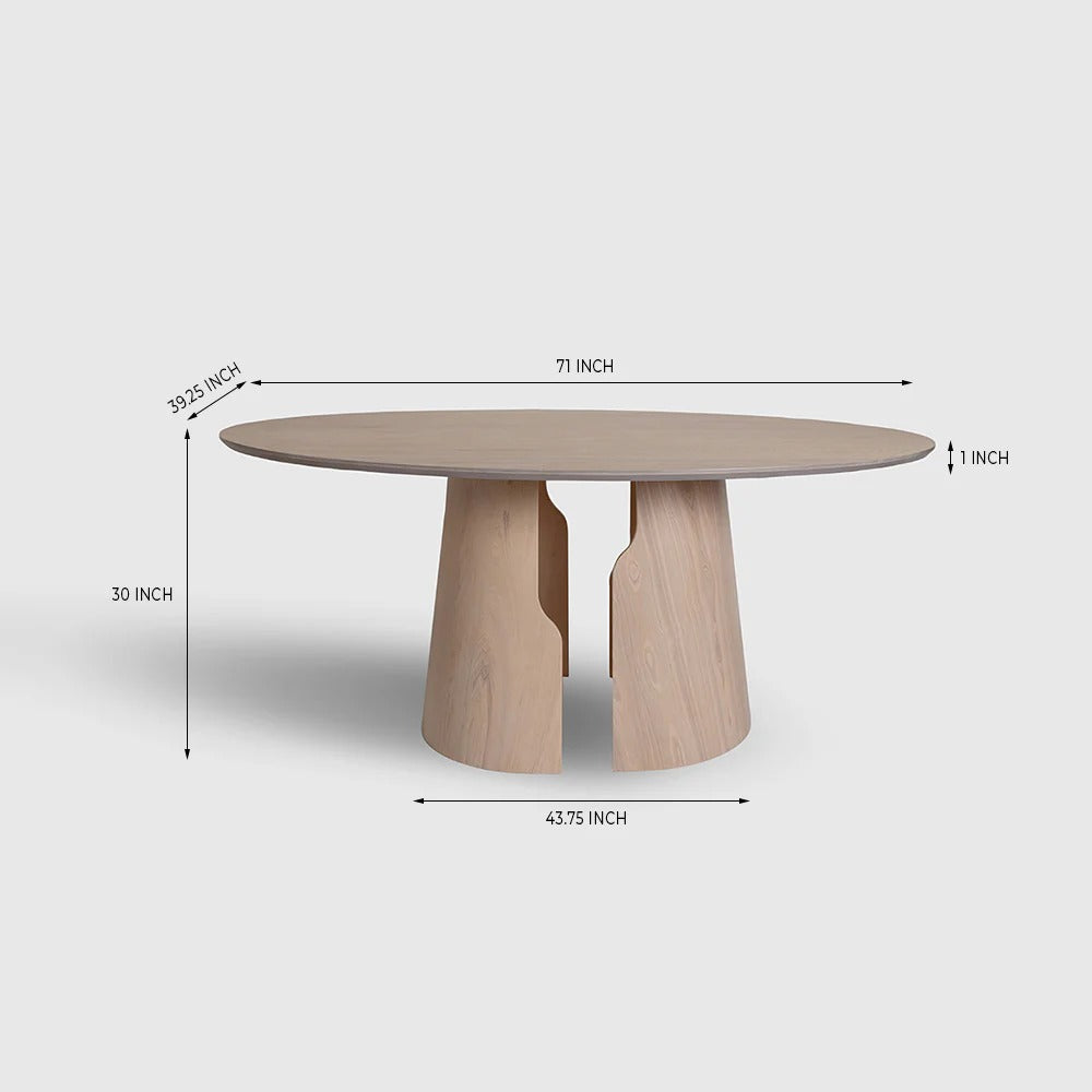 Nordic Cloud Round Dining Table