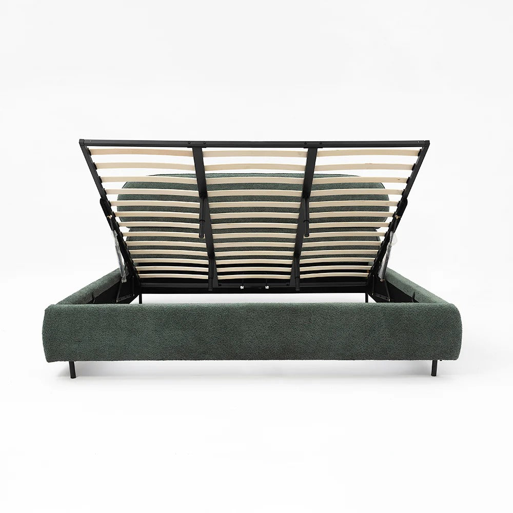 Forest Haven Bouclé Bed