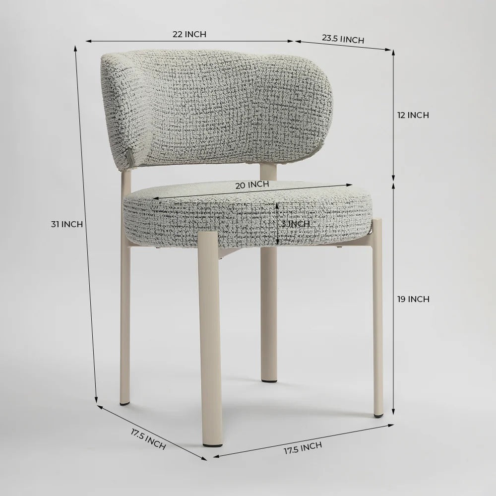 Cozy Bouclé Accent Chair
