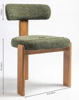 Modern Minimalist Wooden Accent Chair