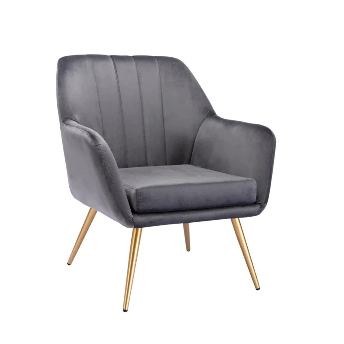 Bright Grey Accent Chair