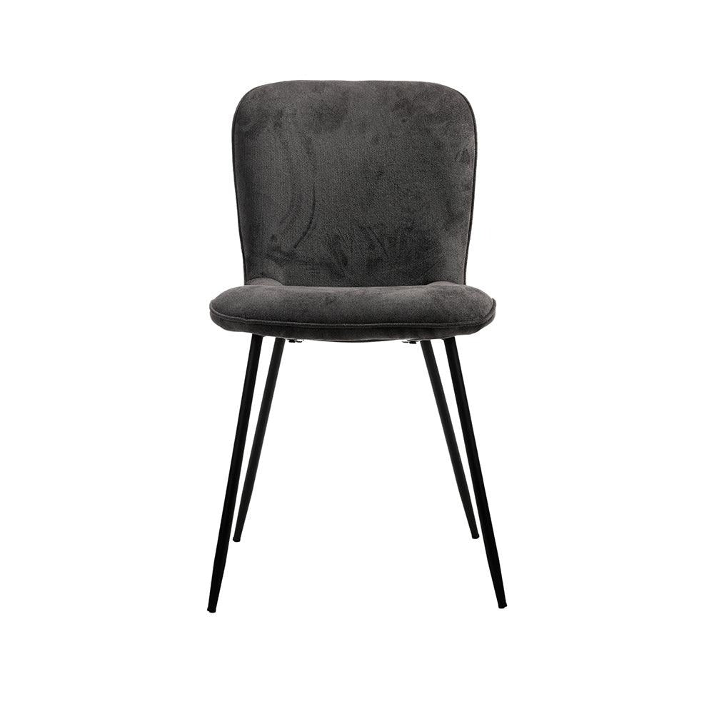 Slate Velvet Dining Chair