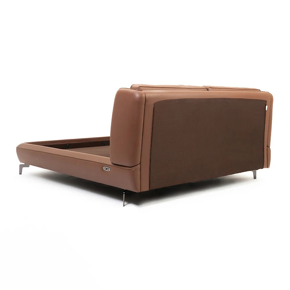 Siena Tan Leather Bed