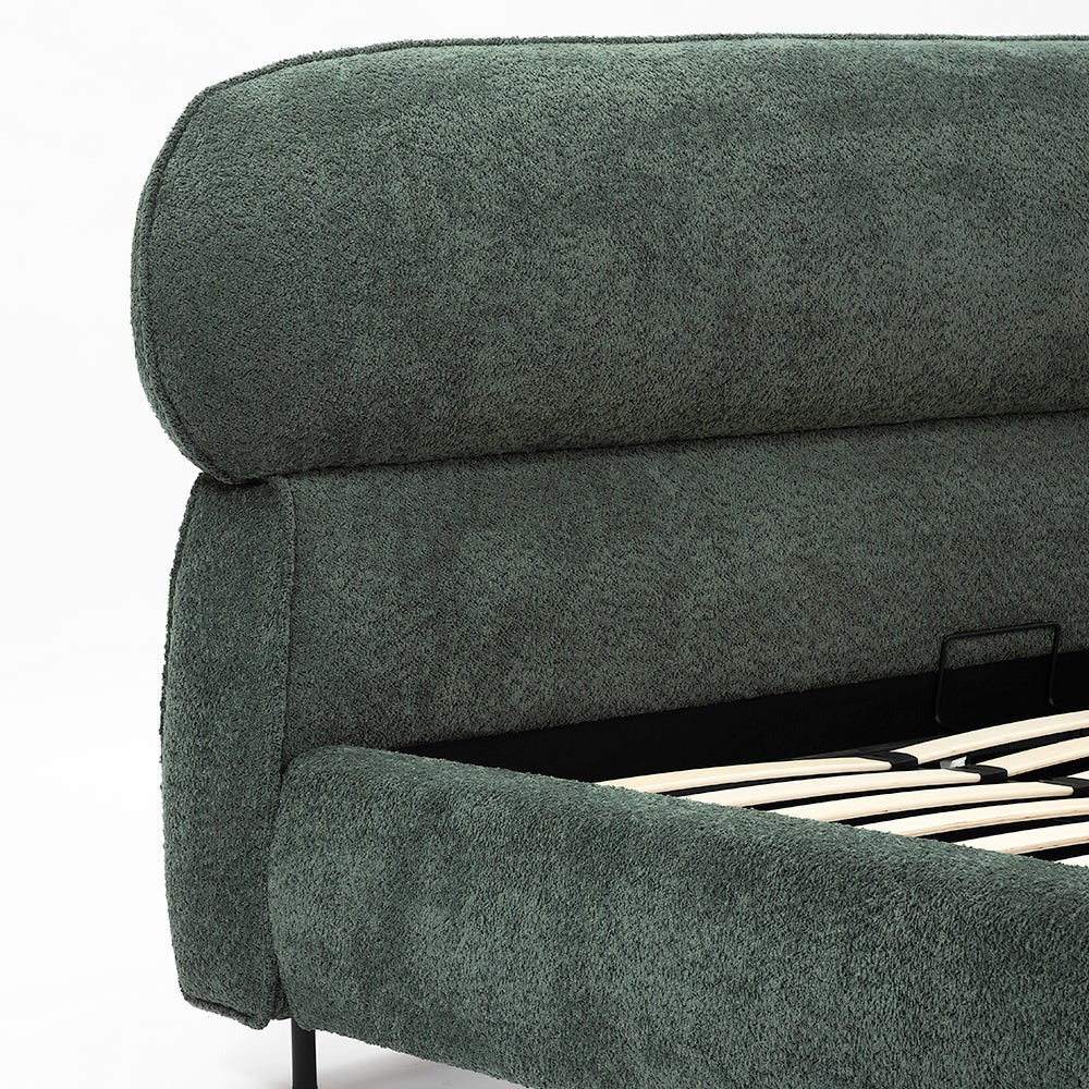 Forest Haven Bouclé Bed