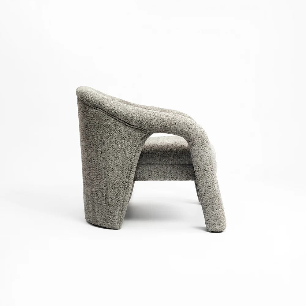 Plush Barrel Accent Chair