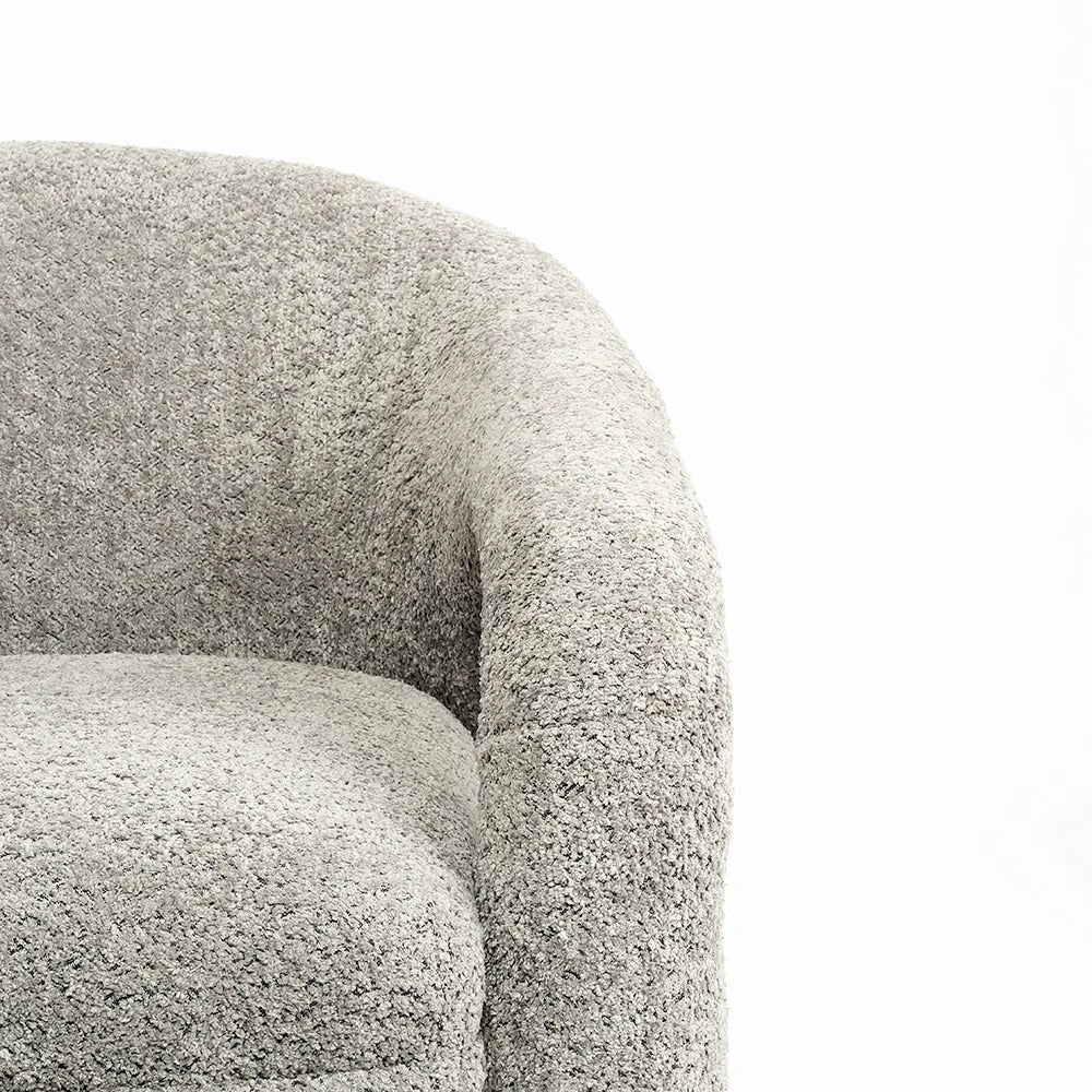Plush Barrel Accent Chair