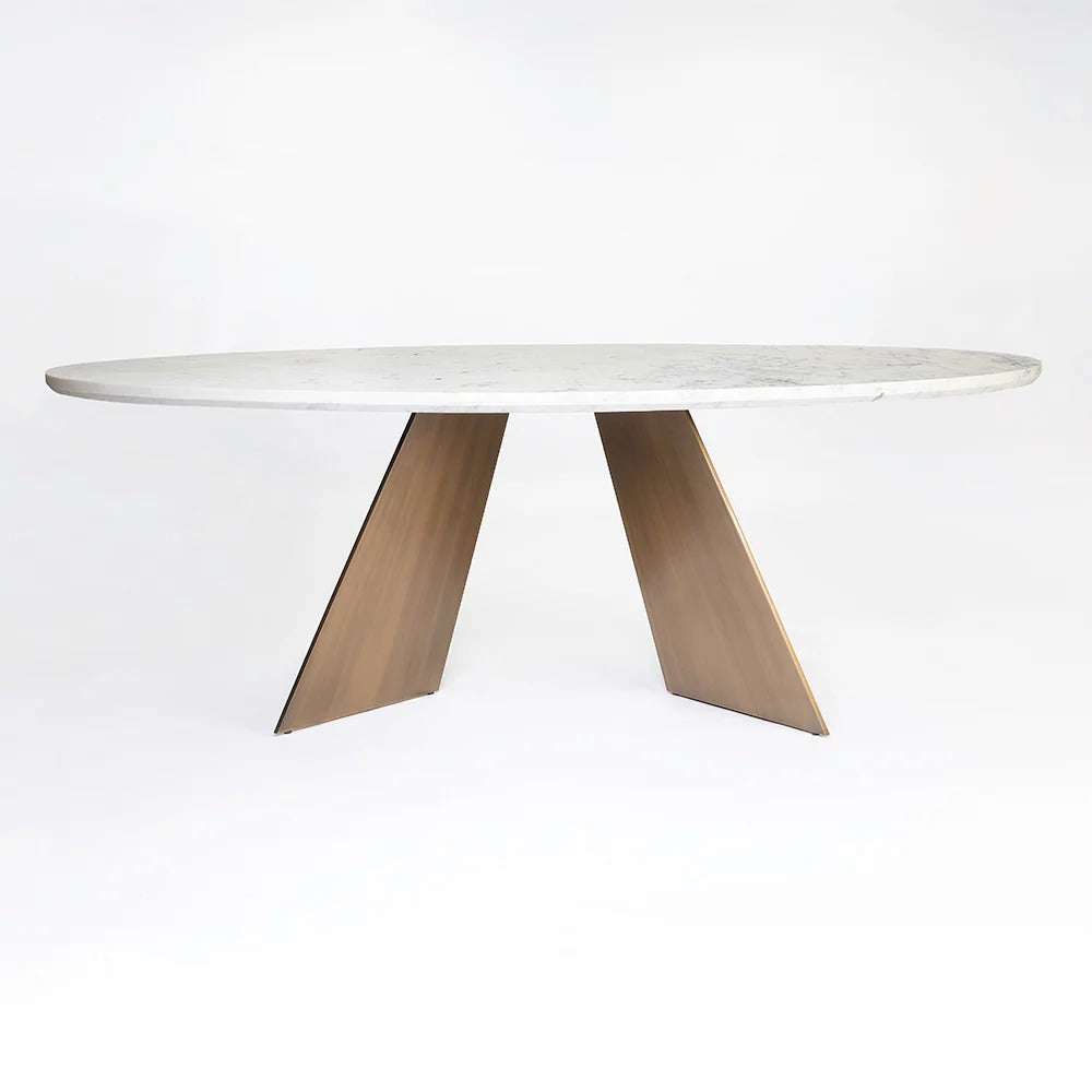 Baswada Arc Marble Dining Table