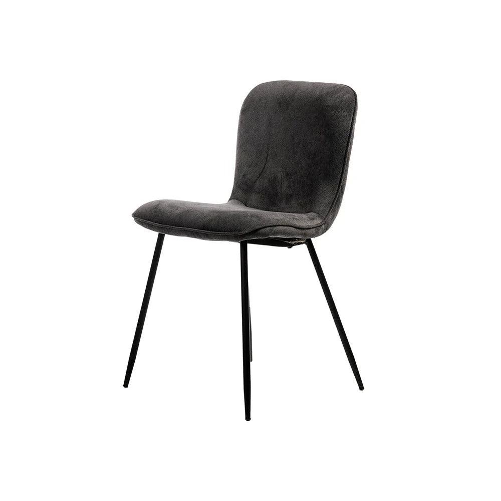 Slate Velvet Dining Chair