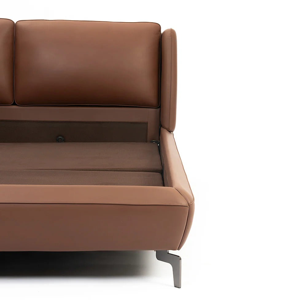 Siena Tan Leather Bed