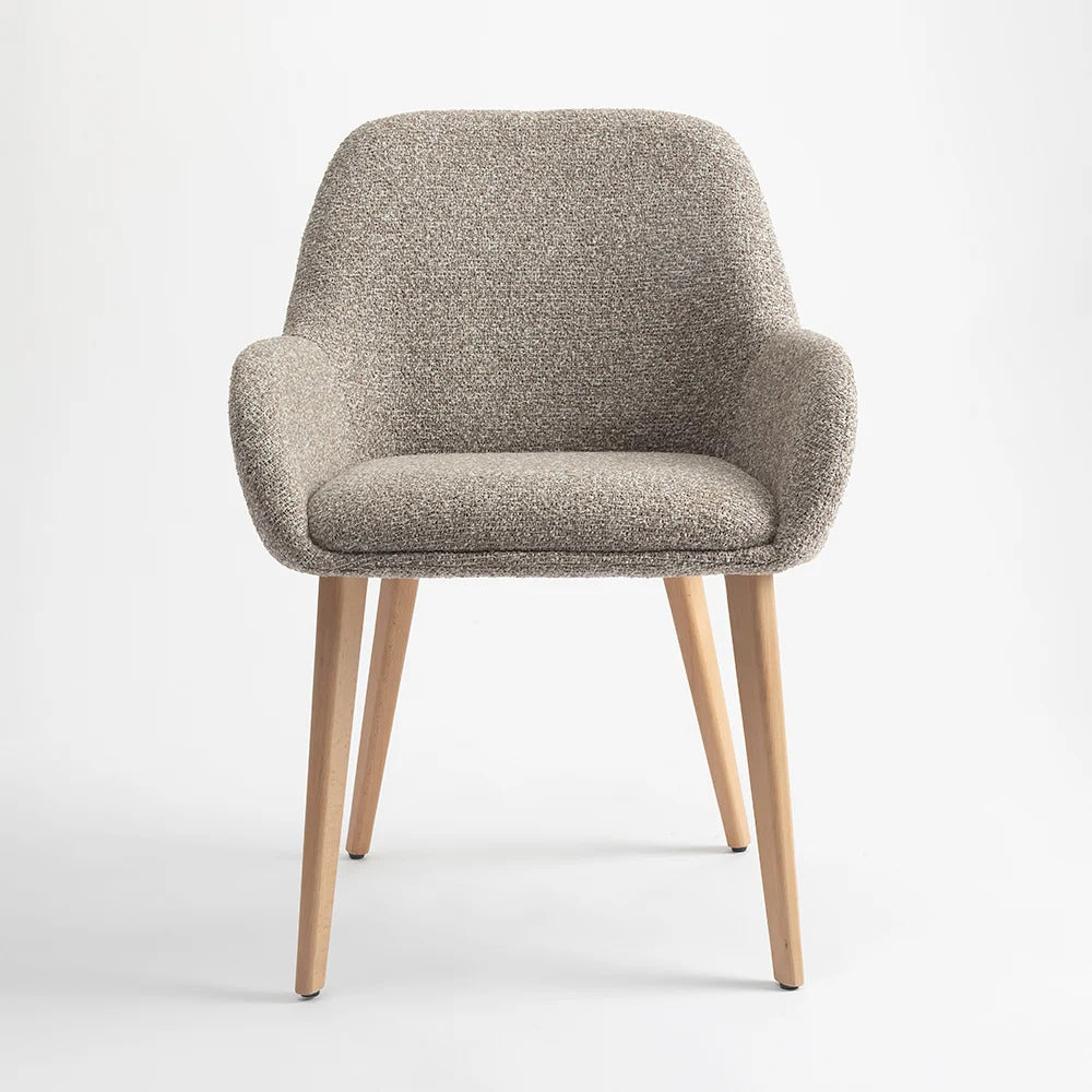Textured Upholstered Accent Chair