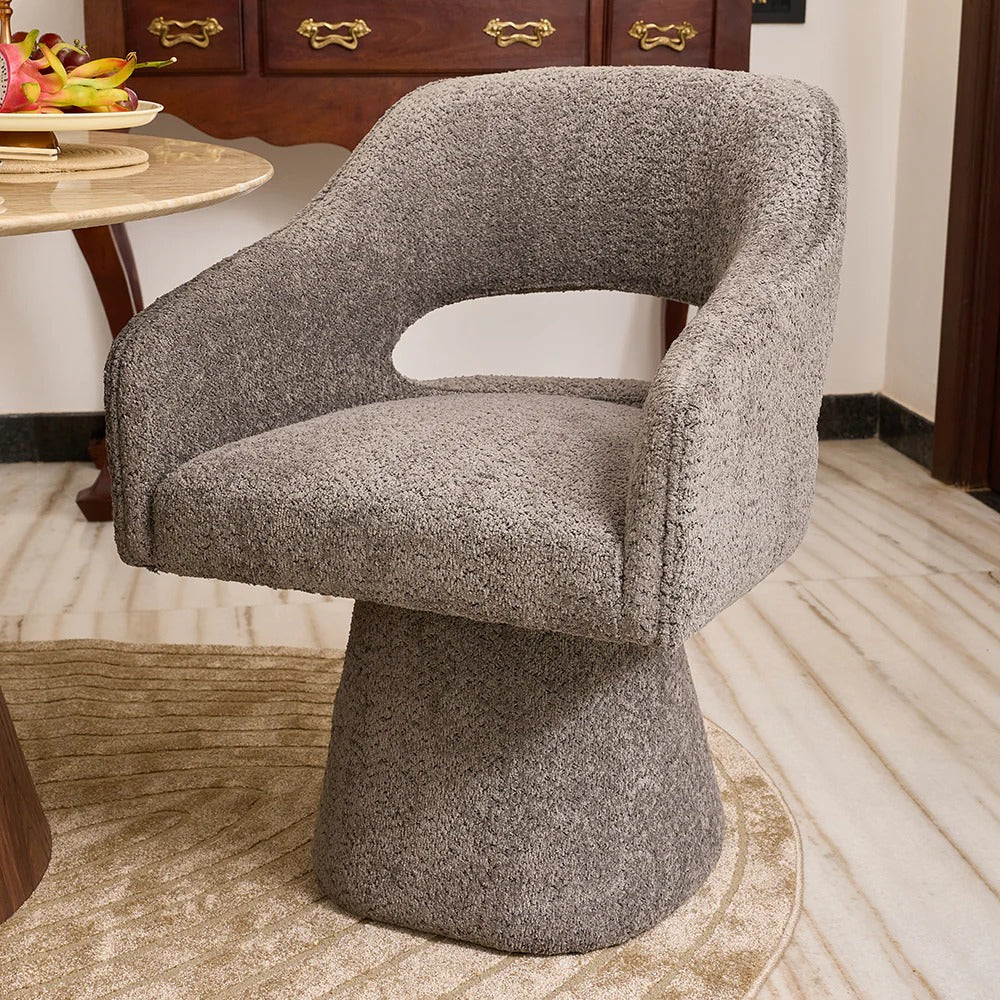 Modern Pedestal Cloud Accent Chair