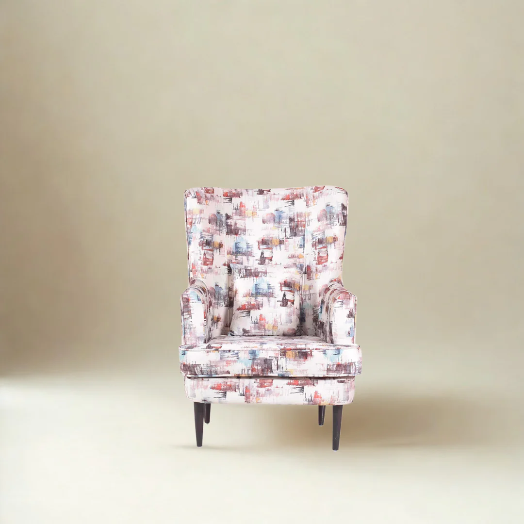 Art Canvas Wing Chair