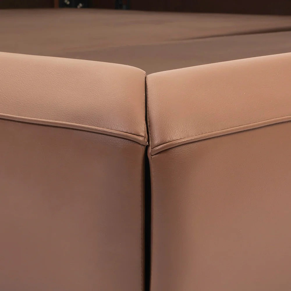 Siena Tan Leather Bed