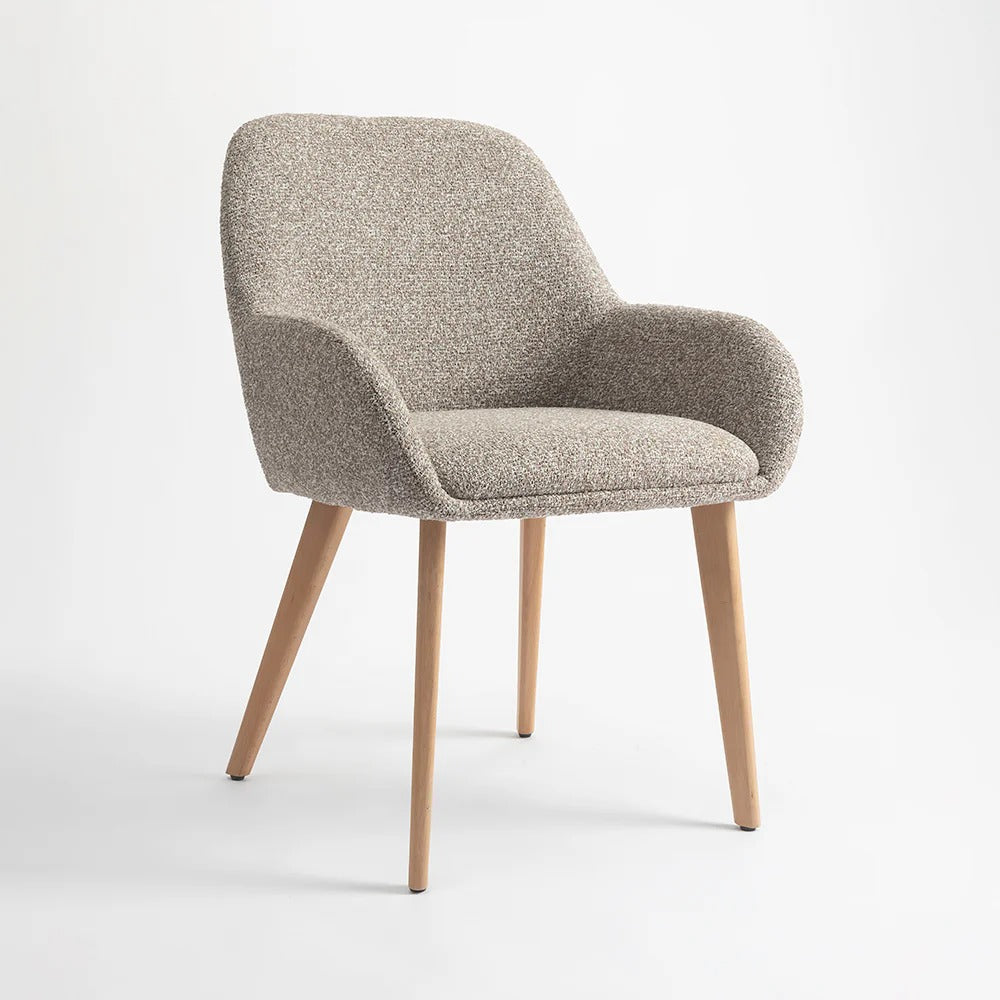 Textured Upholstered Accent Chair