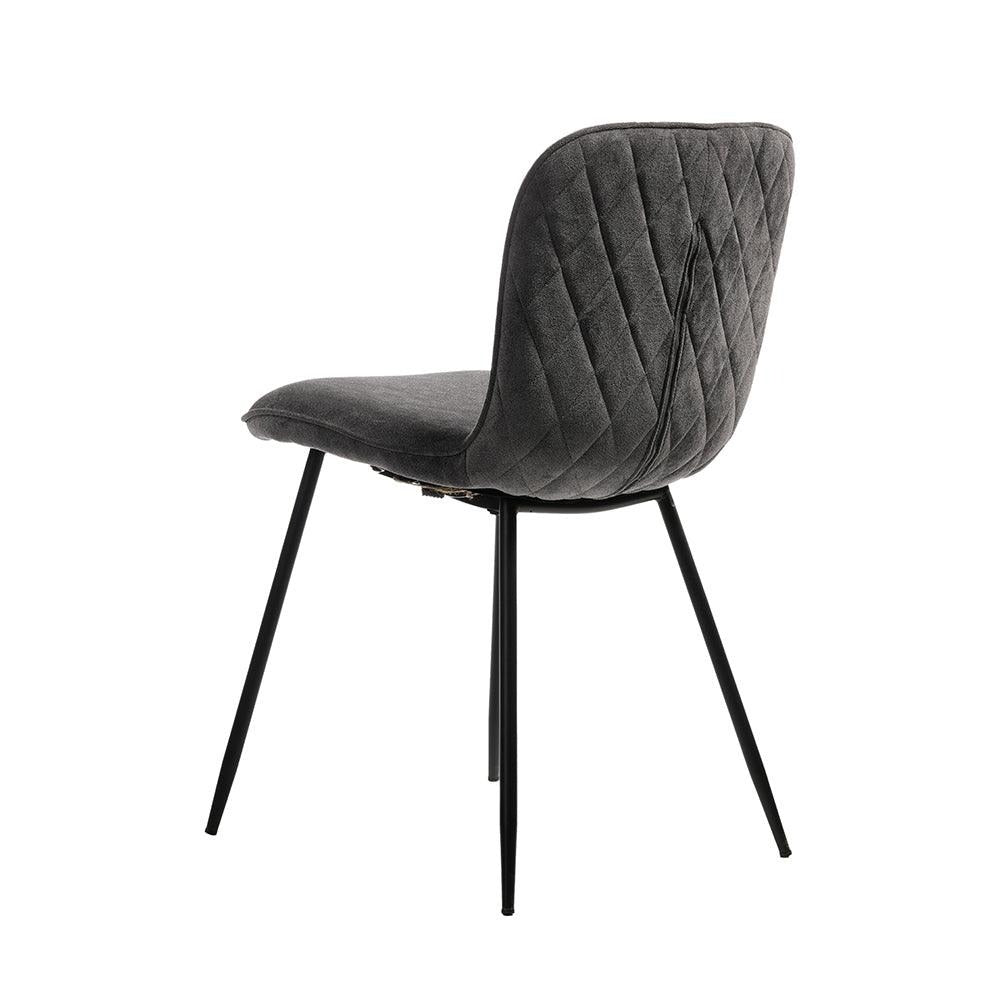 Slate Velvet Dining Chair