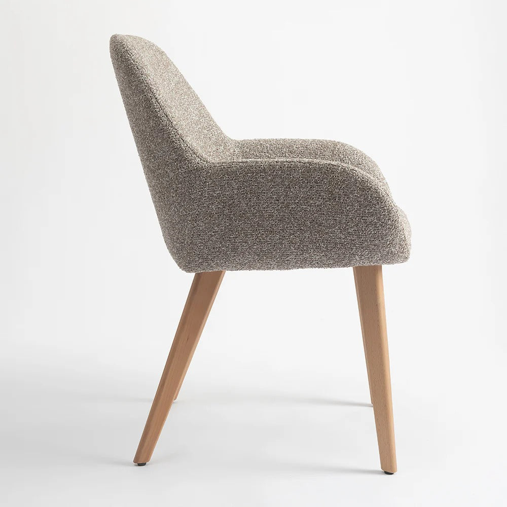 Textured Upholstered Accent Chair