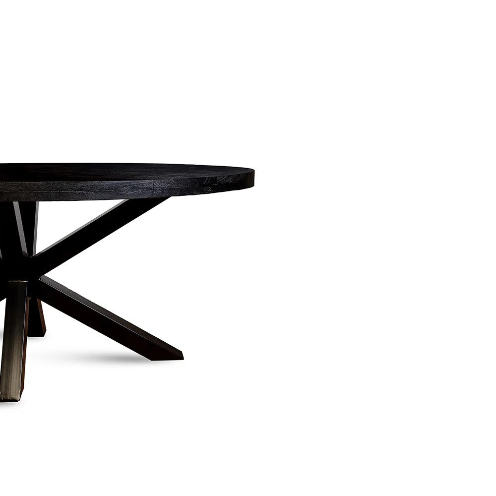 Haven Cross Round Dining Table