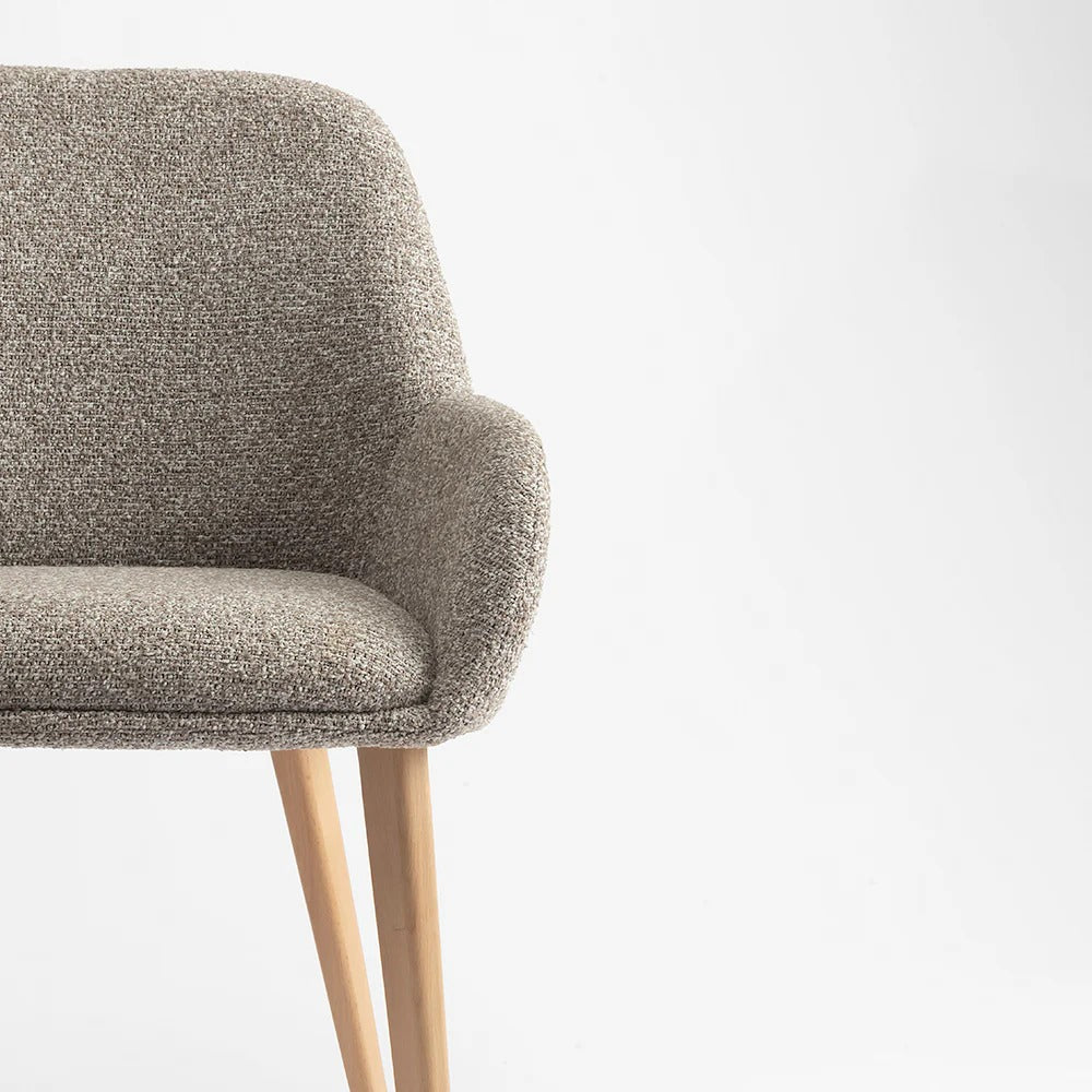 Textured Upholstered Accent Chair